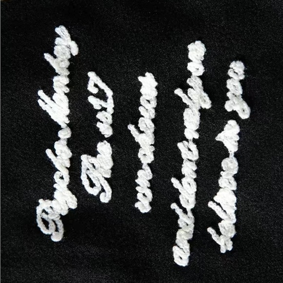 Loose Oversize Vintage Baseball Jacket With Embroidered Letters Print - Picture 1 of 5